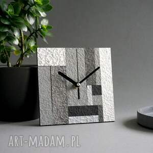 handmade zegary ekologiczny zegar stojący z papieru z recyklingu