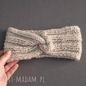 Prezent Handmade na chłodniejsze dni - OPASKA wełniana robiona