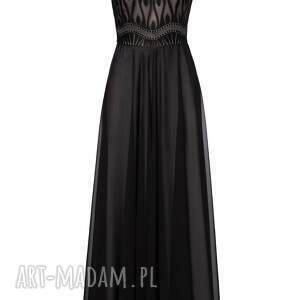 sukienka 2/ss/2022, wieczorowa, elegancka szyfonowa, koronkowa oryginalna