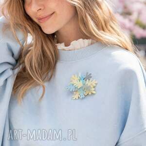 Prezent Pin kształty pastelowa wiosna, duża przypinka