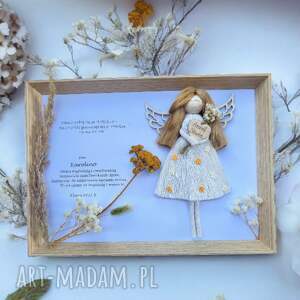 handmade dekoracje aniołek zakończenie roku dla nauczyciela a4