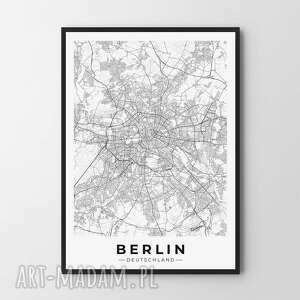 plakat obraz mapa berlin 50x70 cm b2