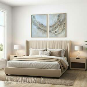 ręcznie malowany, obraz strukturalny garden - Obrazy