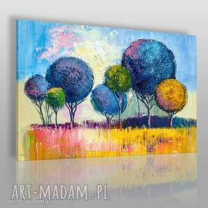 obraz na płótnie - drzewa natura - 120x80 cm - VAKU DSGN dom obrazy