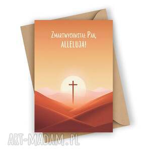 Kartka wielkanocna religijna - Zmartwychwstał Pan