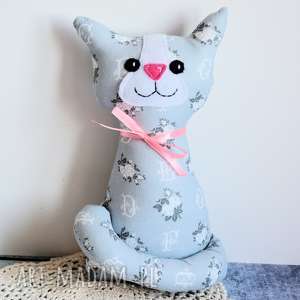 handmade maskotki kotek torebkowy - ulka - 25 cm