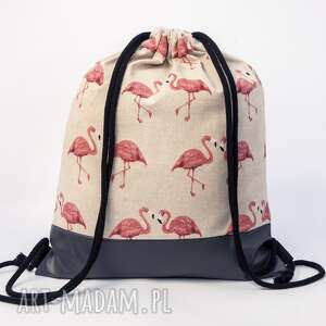 flamingi tukan worek plecak, shopper