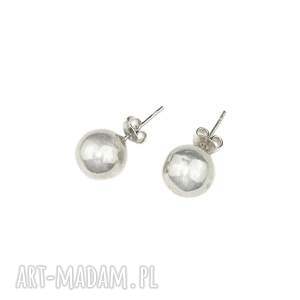 Kolczyki kulki, sztyfty, srebrne