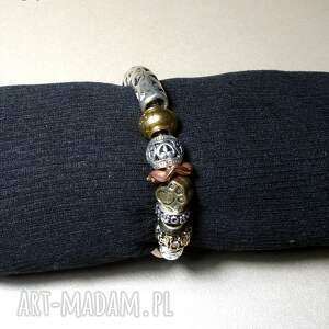 handmade bransoletka tricolor typu pandora doskonały ponadczasowy prezent handmade