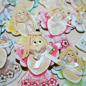 handmade dekoracje urodzinowe radosna 15- Aniołki z dedykacją