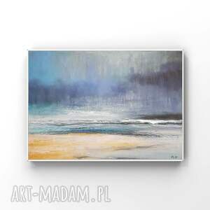 paulina lebida morze - praca formatu A5, rysunek, pastele olejne, oryginalny