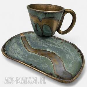 pomysł na świąteczne prezenty Filiżanka z podstawkiem, na prezent