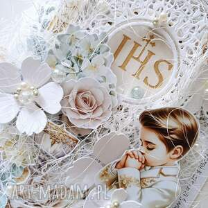 TuliBaba: kartka z okazji pierwszej komunii świętej dla chłopca, pierwsza komunia