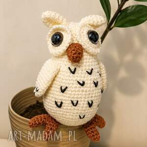 maskotki sóweczka, amigurumi, sowa, akcesoria szydełkowe, prezent, prezent