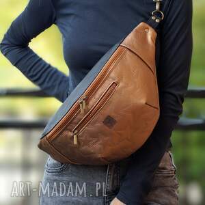 XXL pikowana w gwiazdki, mini plecak, nerkoplecak, nerka maxi