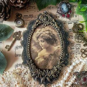 Dekoracyjny medalion w stylu vintage, prowansja, shabby chic