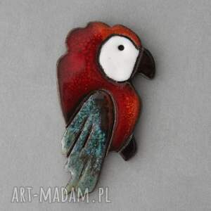 handmade magnesy papla - magnes ceramiczny