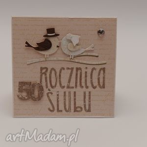 handmade scrapbooking kartki kartka na rocznicę ślubu