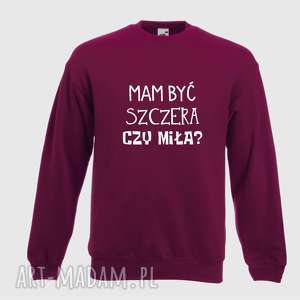 handmade prezenty święta bluza z nadrukiem dla dziewczyny, kobiety, żony, siostry