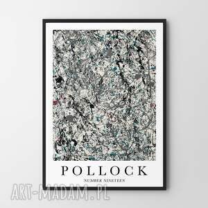 plakaty plakat pollock number nineteen abstrakcja - format a4