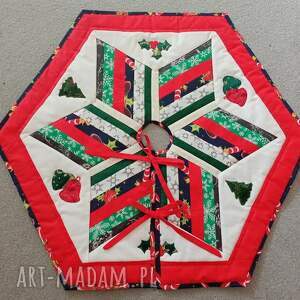 dywanik, podkład, spódnica pod choinkę, pokrowiec na stojak dekoracje