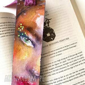 Prezent Zakładka papierowa Autumn ręcznie malowana akwarela