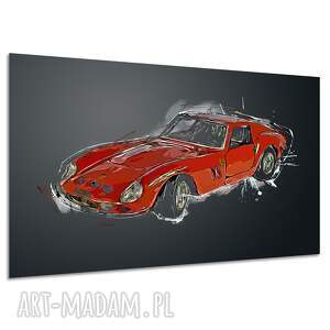 Obraz Ferrari 250 GTO na płótnie 120x80 cm - retro