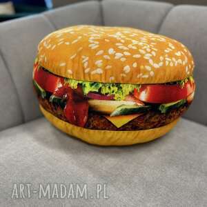 poduszka giga burger wielki hamburger, prezent, fastfood śmieszne poduszki