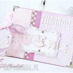 handmade scrapbooking albumy album na zdjęcia dla dziecka