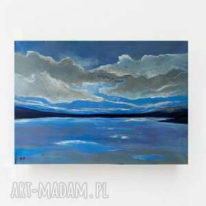 Obraz akrylowy Morze 50x70 cm - ręcznie malowany na płótnie