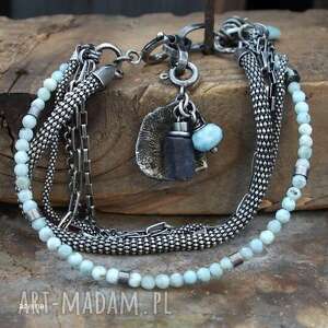 handmade larimar - bransoletka 01