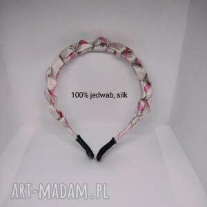 ozdoby do włosów pleciona, jedwabna opaska na głowę jedwabny dodatek