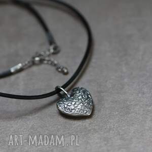 wisiorki zawieszka serce, srebro