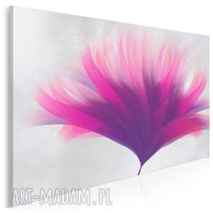 obraz na płótnie - abstrakcja kwiat fioletowy - 120x80 cm (82501)