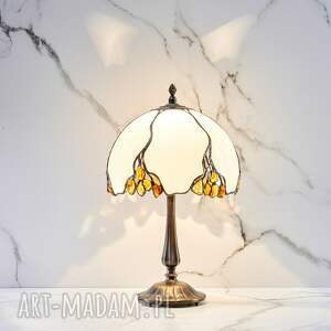 Lampa na biurko z bursztynem bałtyckim 65g - Assisi