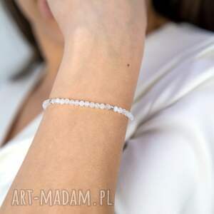 Prezent Bransoletka z kamieni księżycowych Trust your intuition