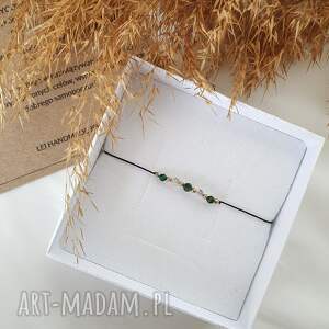 byk bransoletka dla znaku zodiaku, kamienie naturalne, malachit, agat