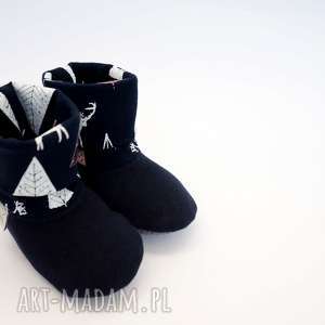 bambosze z golfem / handmade / jelonki II - Mimi Monster buciki