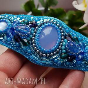 SPINKA automat haft koralikowy Niebieska