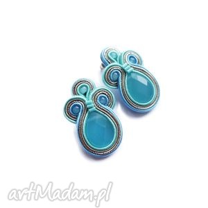 aqua - kolczyki soutache