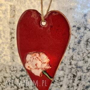 serce ceramiczne, dekoracja, miłość, dwoje