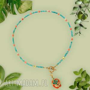 DELICATE EVE, delikatny, naszyjnik - kamieni