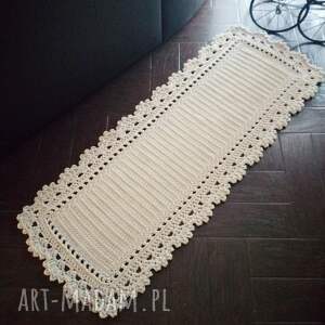 dywan prostokątny ze sznurka bawełnianego 60x160 cm