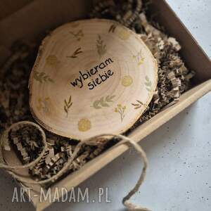 Podkładka pod kubek/obrazek z afirmacją Wybieram siebie