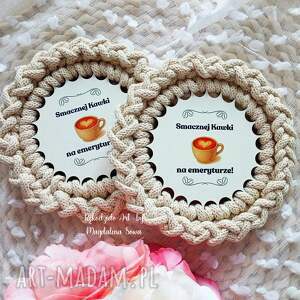 Prezent PODKŁADKA pod kubek, EMERYTURA