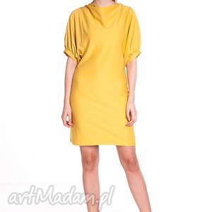 sukienka marcela - żółta, moda