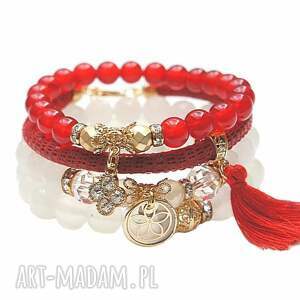 red and white vol 5/24 09 24/ - set, kamienie naturalne minerały, zestaw