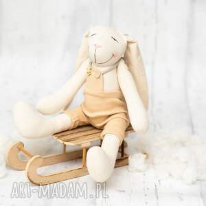 handmade pomysł na upominek święta króliczek przytulanka personalizowania