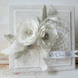 handmade scrapbooking kartki cała w diamentach