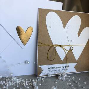 Zaproszenie ślubne! Otwierane z kopertą! Kartka